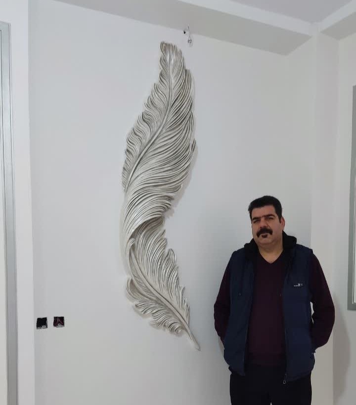 گچبری مدرن طرح پر